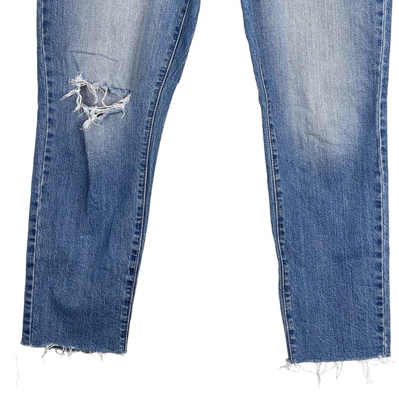 Pistola Jeans 29 High Rise Button Fly Skinny Raw Hem Ripped Stretch Denim Casual - Picture 4 of 10